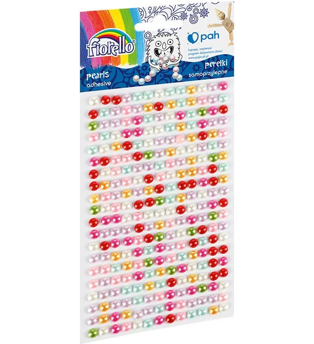 Perle Autoadezive Fiorello, 6mm, Multicolor