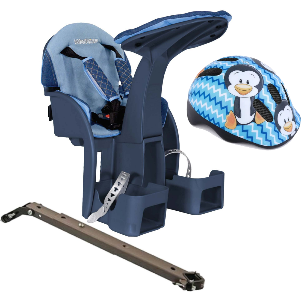 Scaun Bicicleta Copii WeeRide SafeFront Deluxe + Casca - imagine 6