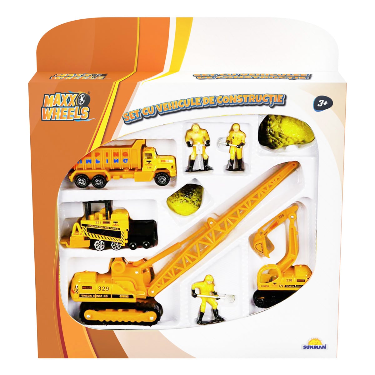Set Vehicule Constructie Maxx Wheels