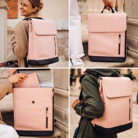 Beaba Oslo Vintage Rose - Rucsac infasat multifuncțional - imagine 5
