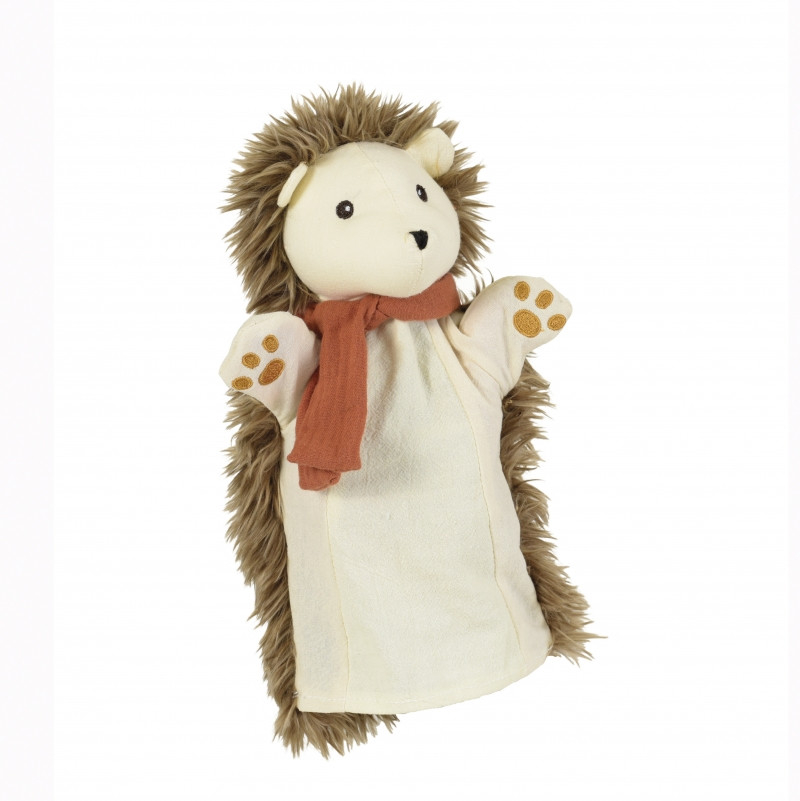 Marionetă Arici Egmont, 25 cm, Bumbac