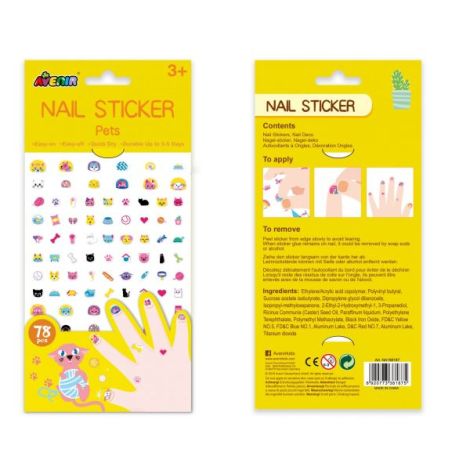 Stickere Unghii Animale Avenir | Colecție Prietenoasă - imagine 3