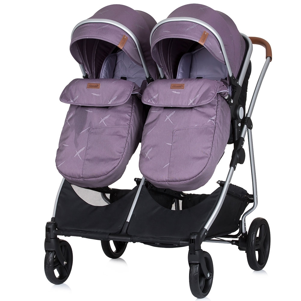 Carucior Gemeni Chipolino Duo Smart 2 in 1, Lilac - imagine 8