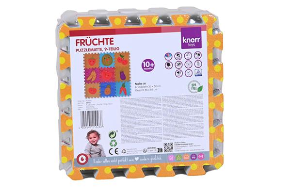 Covoras Puzzle Fructe Knorr Toys - Educativ si Sigur - imagine 5