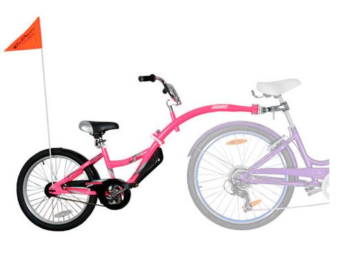 Bicicleta WeeRide Co-Pilot Roz pentru Copii 4-9 Ani - imagine 7