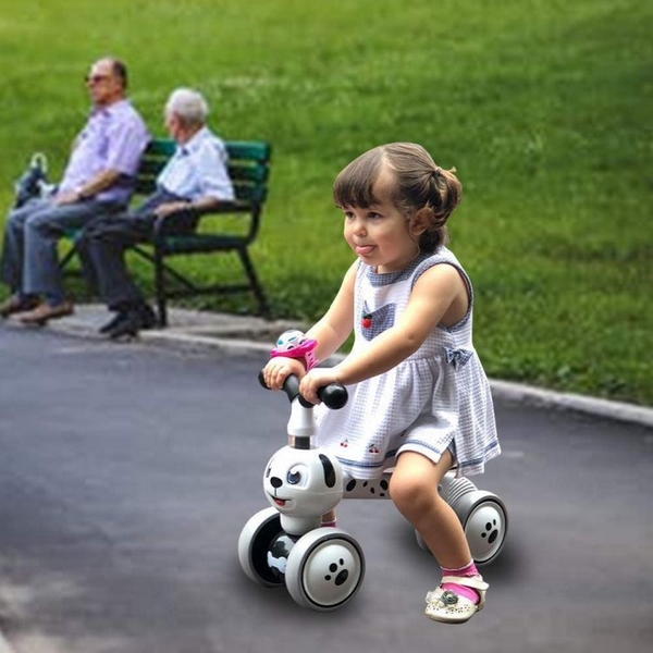 Ride-On Ecotoys Cățeluș Alb 10-36 Luni