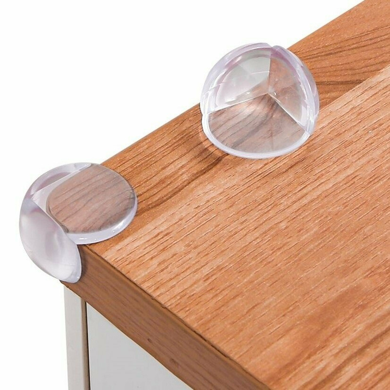 Set Protectii Colturi Feedo Transparent, 4 Buc - imagine 3