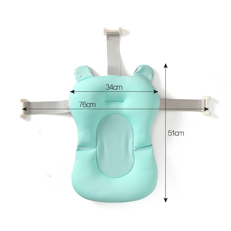 Hamac Cadita Little Mom Bear, Mint, Ergonomic - imagine 11