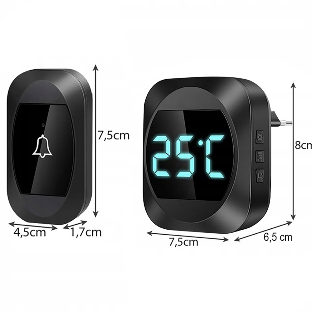Sonerie Wireless Nicekids cu Termometru 200m - imagine 4