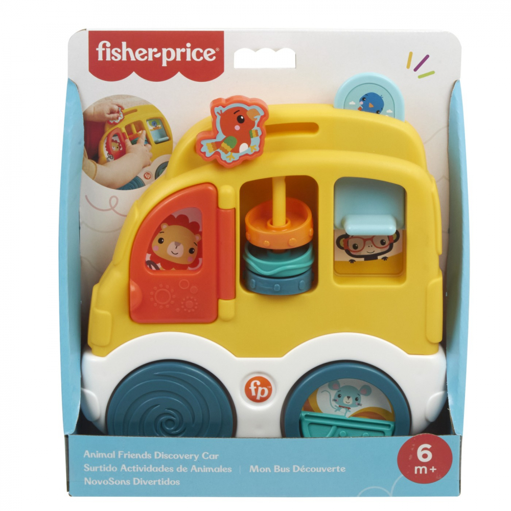 Fisher-Price Centru Activități Mașinuță Animal Friends