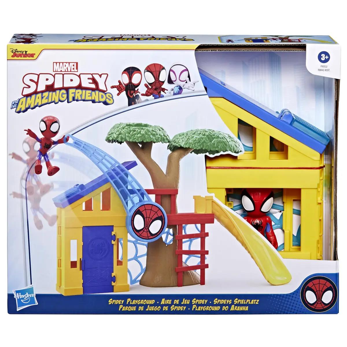 Set Spidey și Tobogan Interactiv | Figurină 10 cm