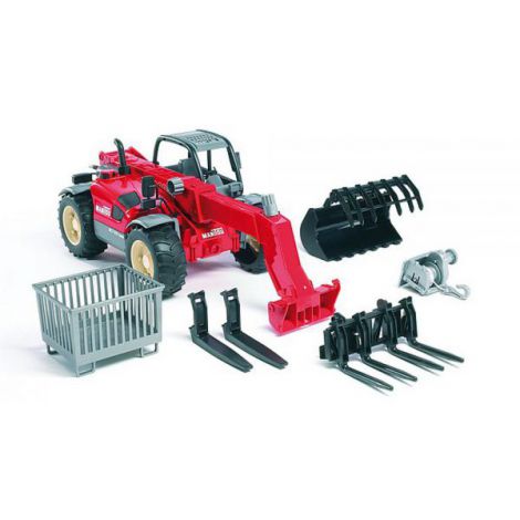 BRUDER Manitou MLT 633 - Incarcator Telescopic - imagine 7