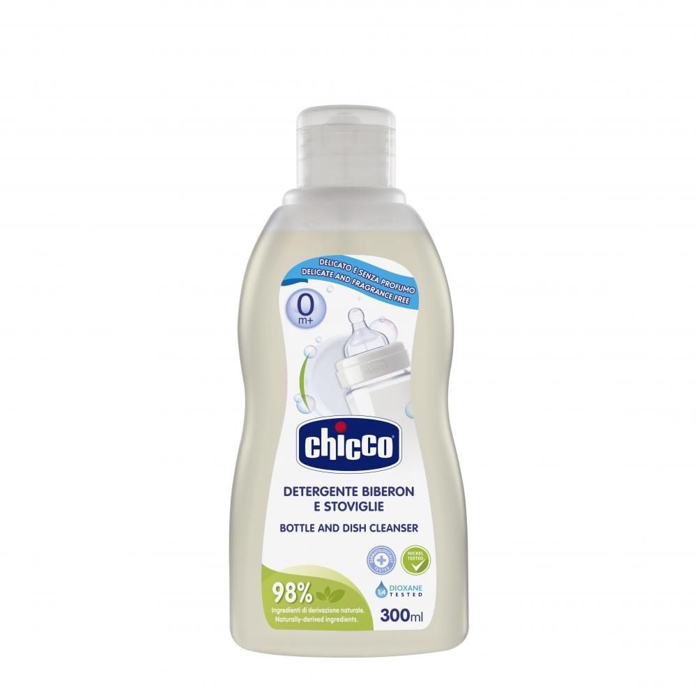 Detergent Biberoane Chicco 300ml, Siguranță 0+ - imagine 2