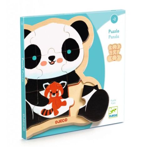 Puzzle Lemn Panda Djeco | Educativ si Sigur
