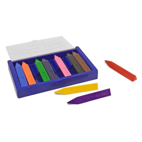 Set 10 creioane trunghiulare Melissa & Doug - imagine 3