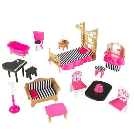 Casuta din lemn pentru papusi Bella Kidkraft, 4 nivele - imagine 3