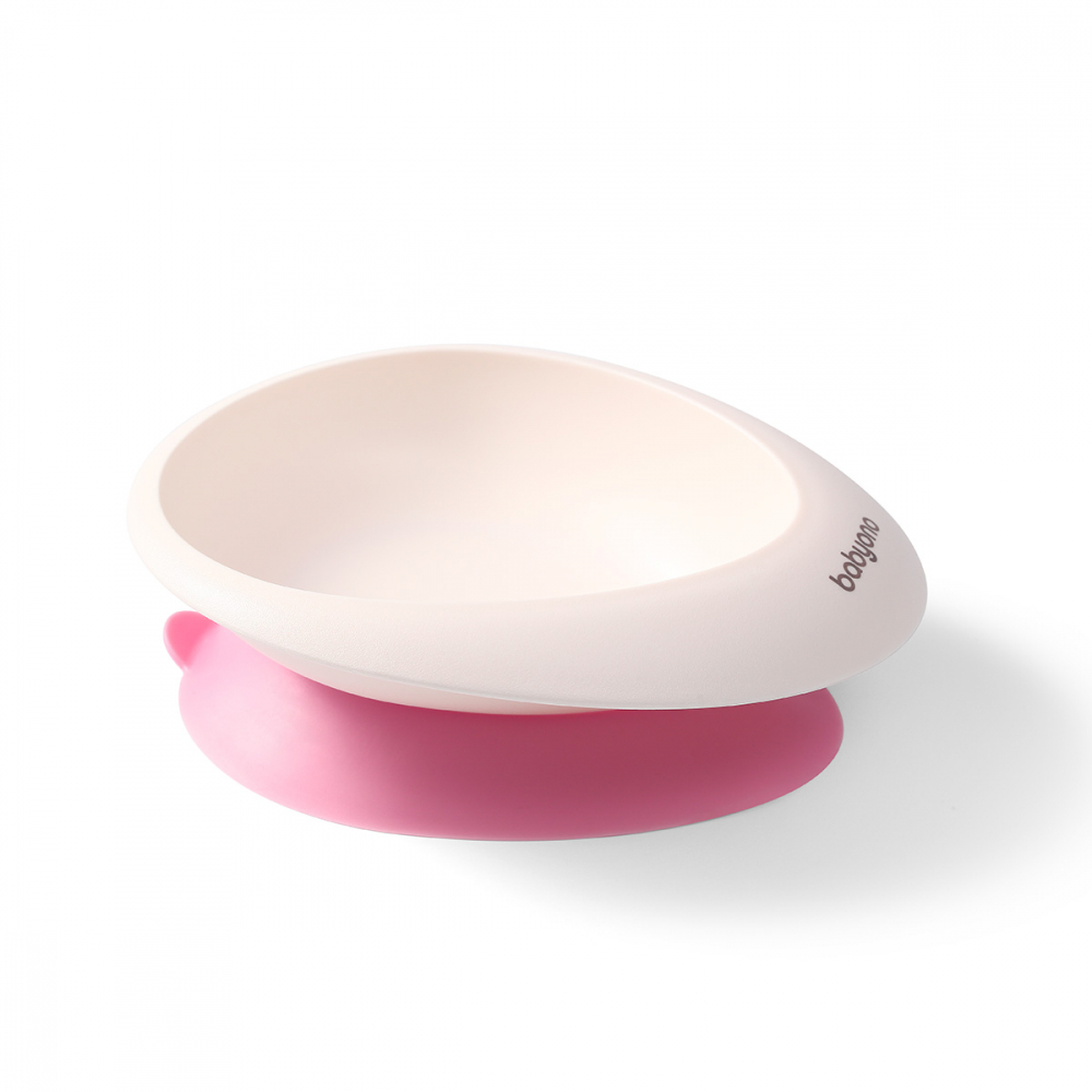 Set Castron și Linguriță Babyono Roz - imagine 2