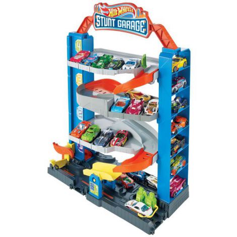 Hot Wheels Garaj Cu Cascadorii Mattel | Peste 20 Masinute - imagine 8