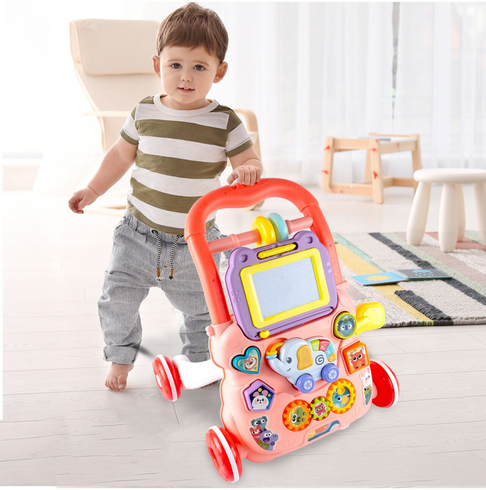 Antepremergator Malplay 2-in-1 Educational | Pink Elephant - imagine 3