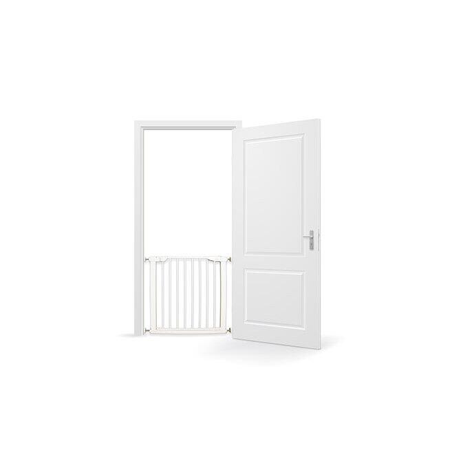 Poarta Siguranta Copii Reer Guardino, Alb, 75-81 cm - imagine 5