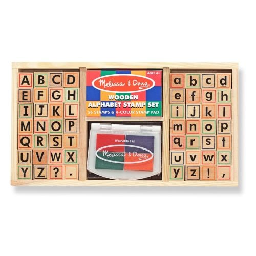 Set Stampile Alfabet Melissa & Doug, Creativitate