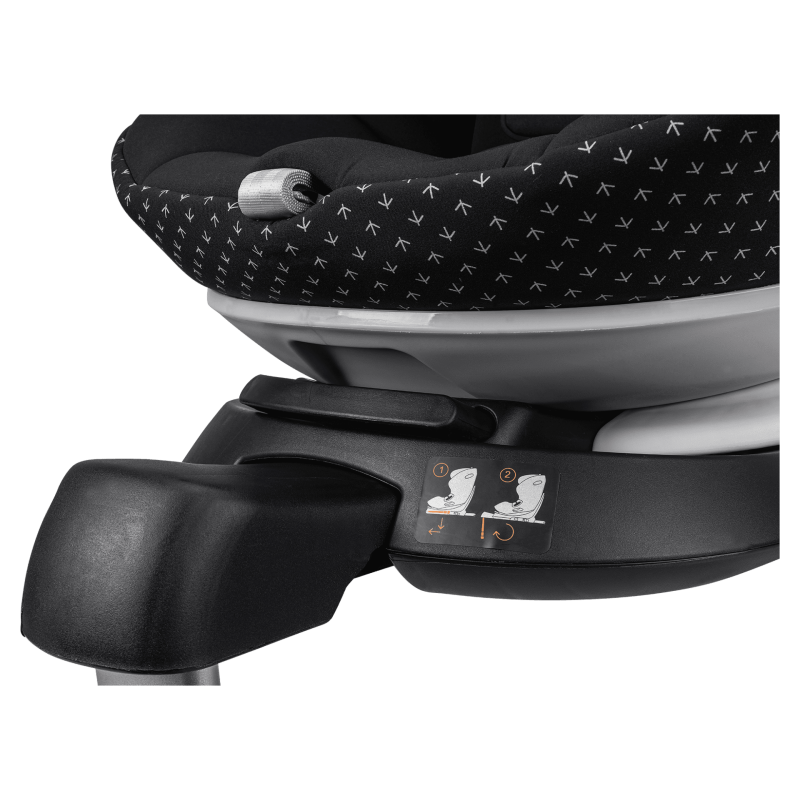 Scaun auto Storchenmühle Niki Start Onyx, 0-4 ani, Rotativ 360° - imagine 10