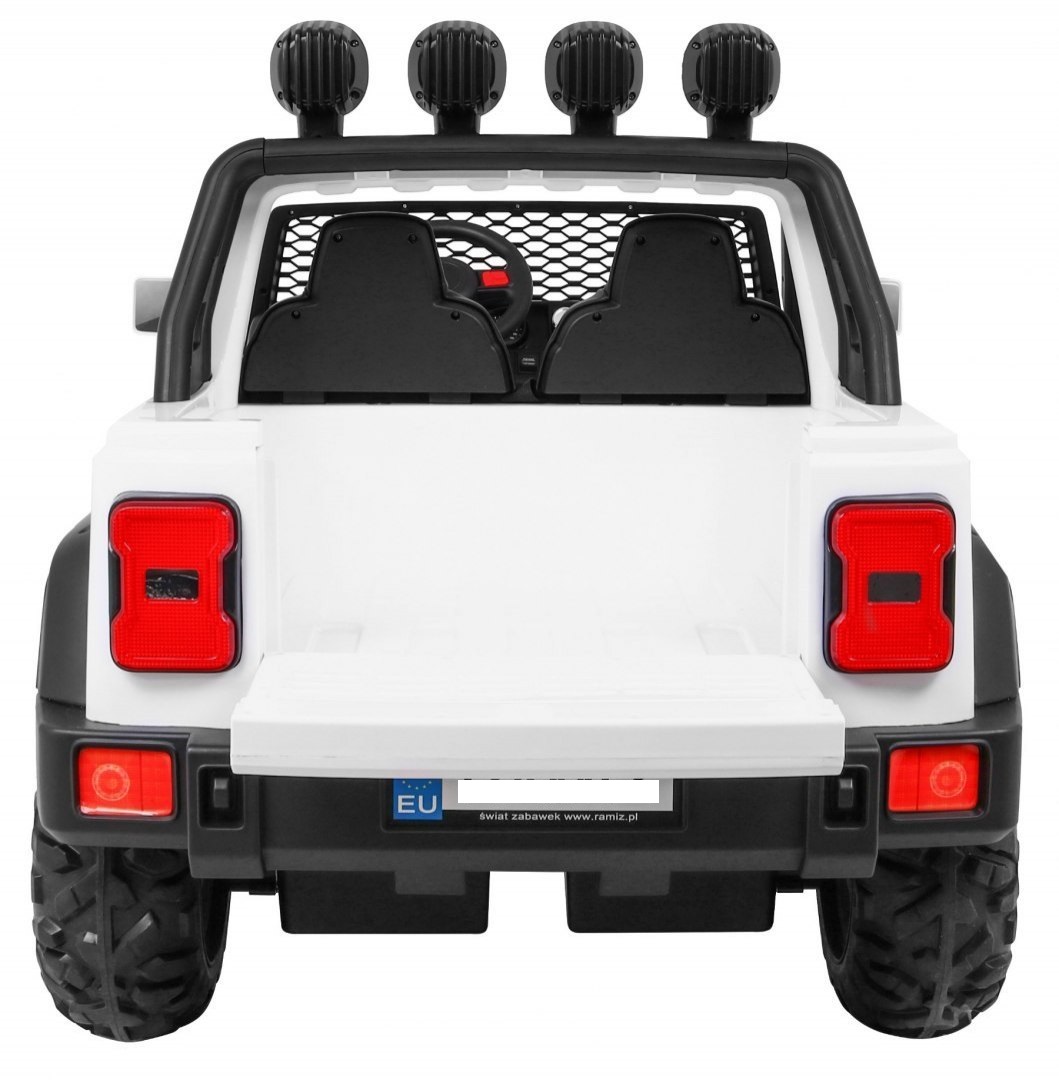 Masinuta Electrica 4x4 2 Locuri Alb | Autokids.ro - imagine 10