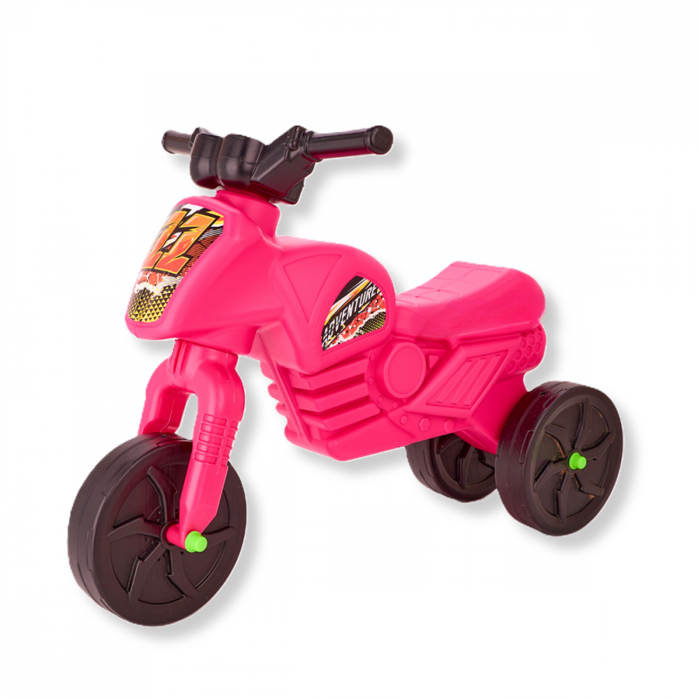 Tricicleta Echilibru Burak Toys, Fără Pedale, Roz