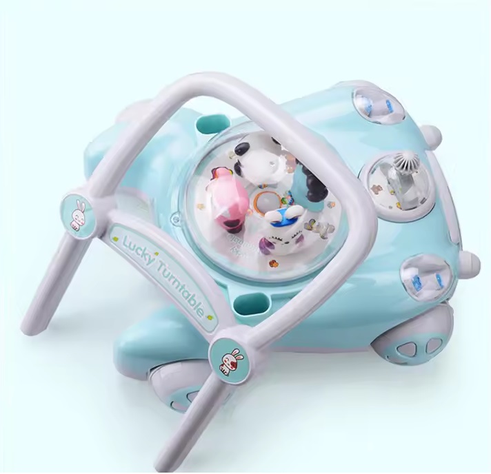 Antepremergator Muzical Roben Toys - Masinuta Albastra - imagine 3