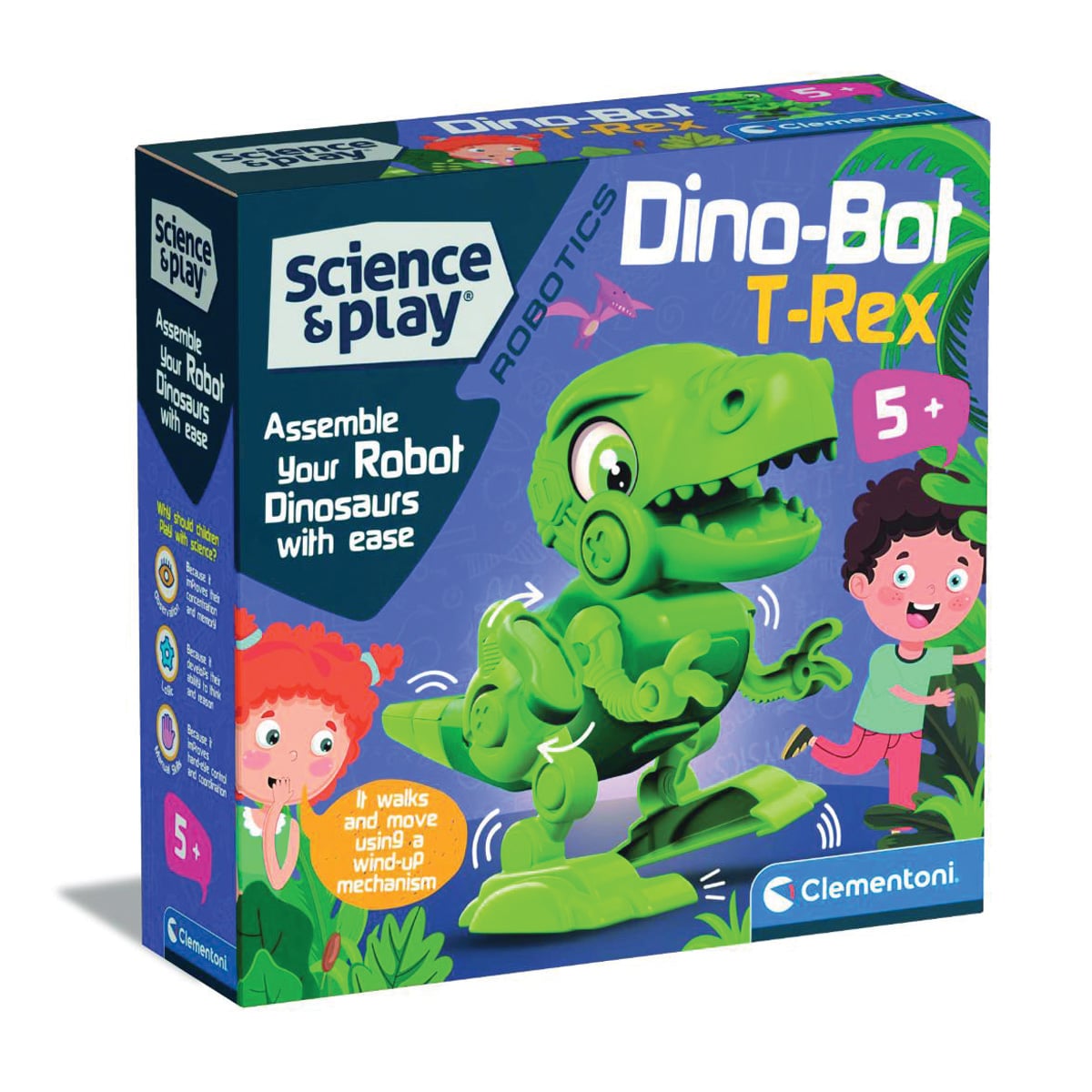 Clementoni Robotul Dino T-Rex | Kit Constructie STEM