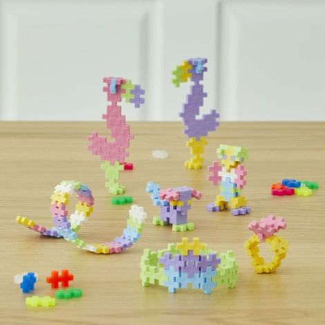 Set Plus-Plus 600 piese cutie metalică pastel - imagine 5