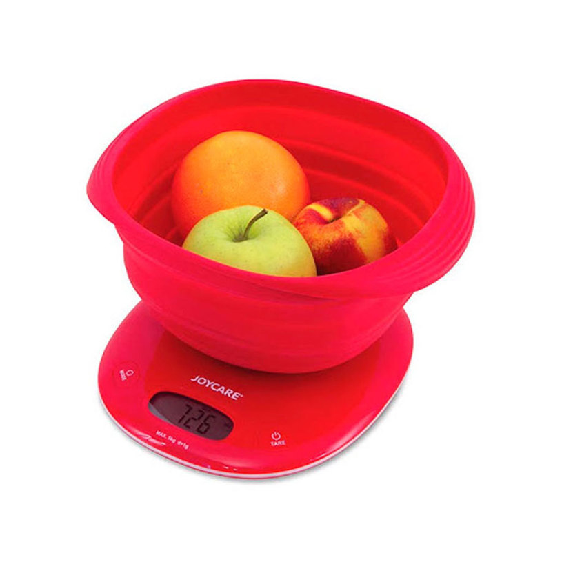 Cantar digital Joycare cu bol pliabil silicon - imagine 5