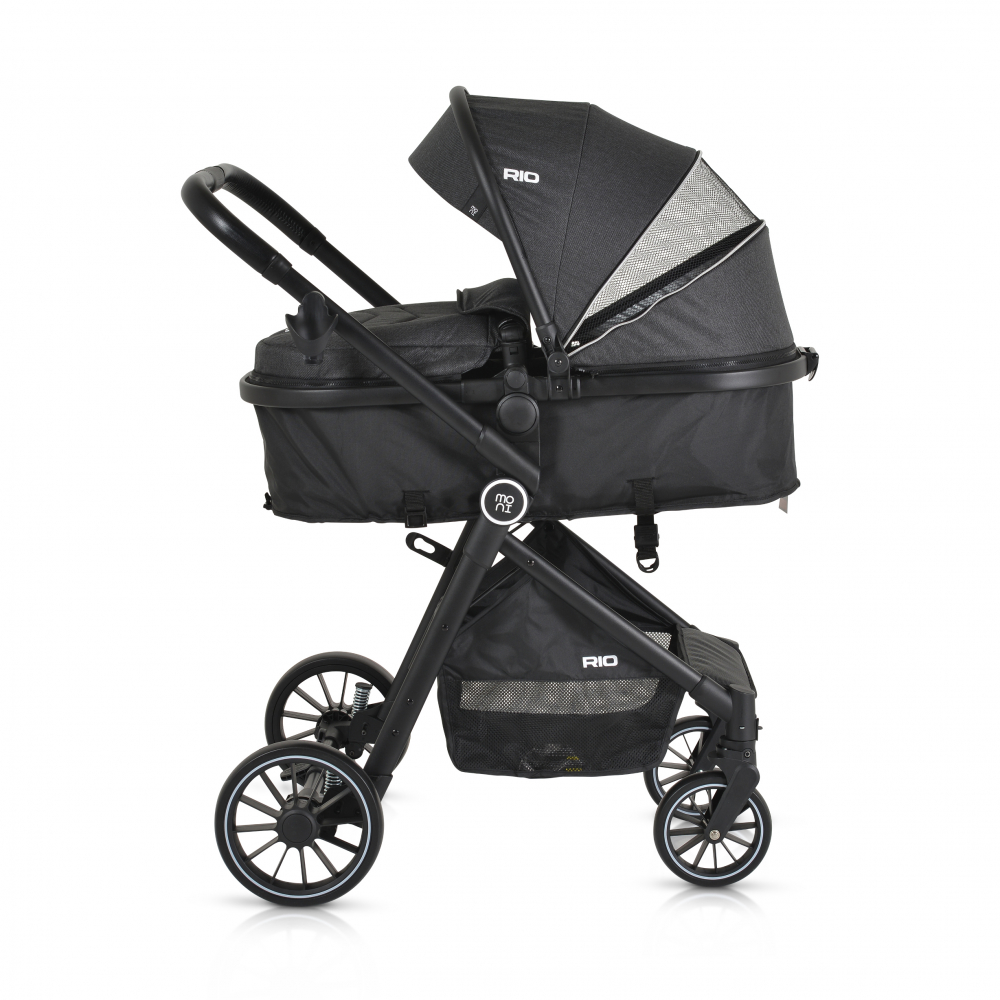 Moni Rio Black 2in1, Cadru Aluminiu, Până la 22kg - imagine 5