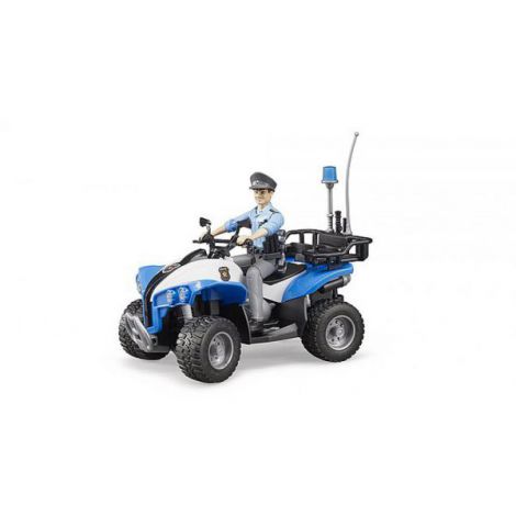 Bruder ATV de Poliție cu Figurină