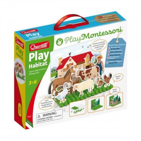 Quercetti Habitat Montessori - Joc Creativ 3-6 Ani