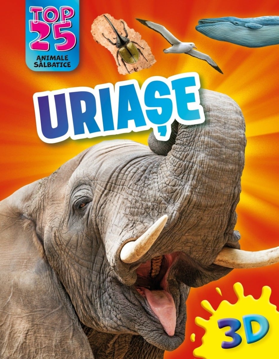 Lumea Animalelor Uriase 3D | Carte Kreativ