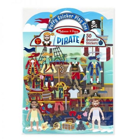 Abtibilduri Pirat Melissa & Doug Reutilizabile