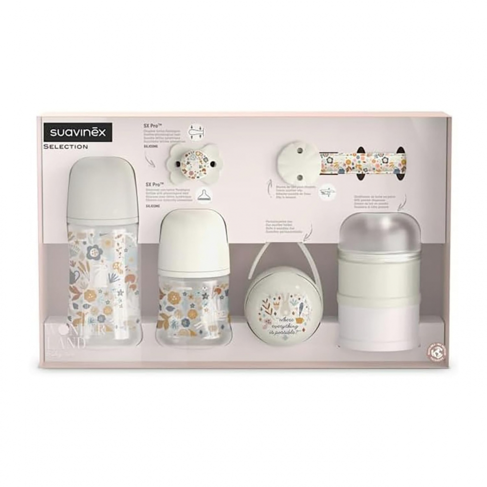 Set cadou Suavinex Wonderland 6 piese bej