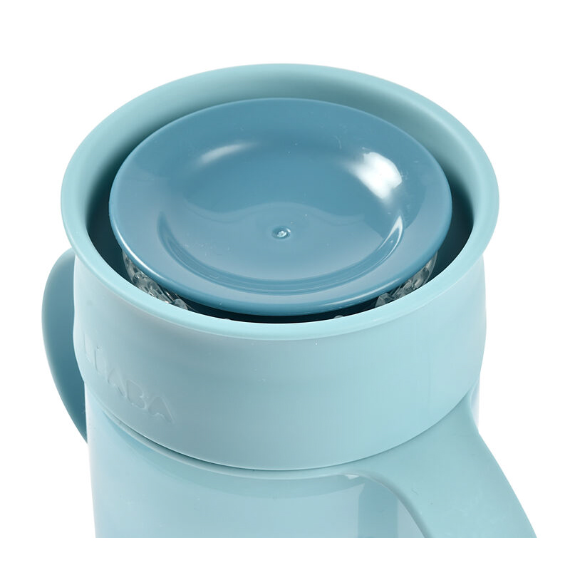 Cana de invatare Beaba 340 ml Blue - imagine 2