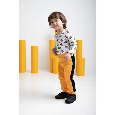 Pantalon Trening Nicol Big Trucks Galben/Negru 56 - imagine 2