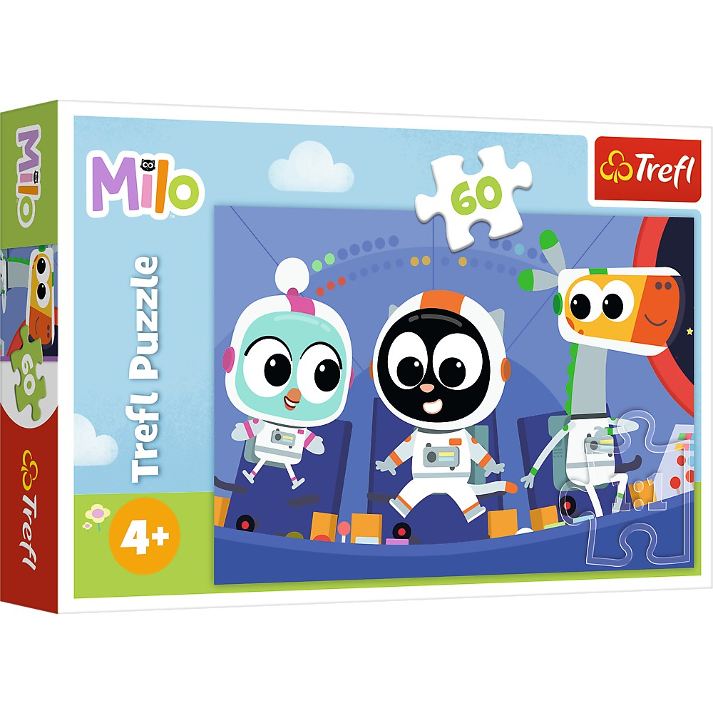 Puzzle Trefl Planeta Milo, 60 piese educativ
