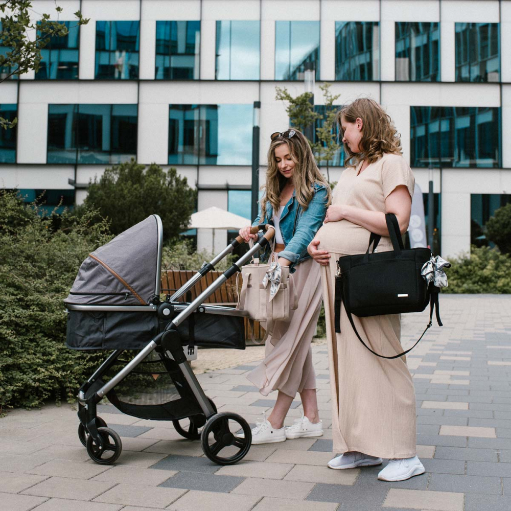 Geanta Carucior Babyono Carmen Bej | Practica si Chic - imagine 9