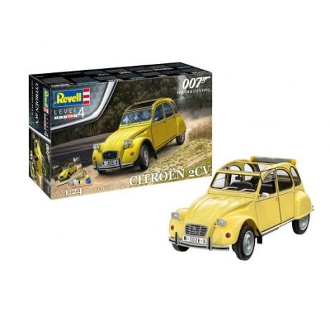Set Macheta Revell James Bond Citroen 2CV 1:24