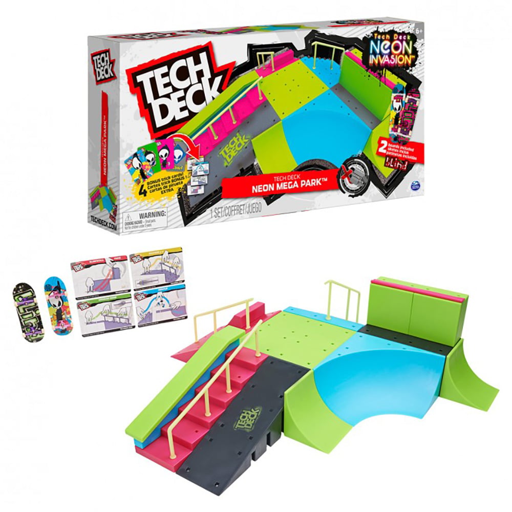 Tech Deck Neon Mega Park X-Connect Set Rampe