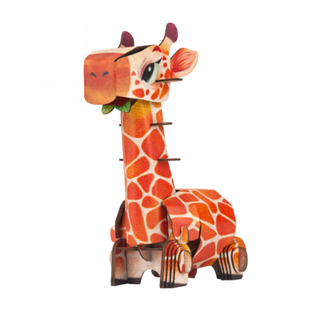 Puzzle 3D Sunete Girafa Mieredu 58 Piese - imagine 2