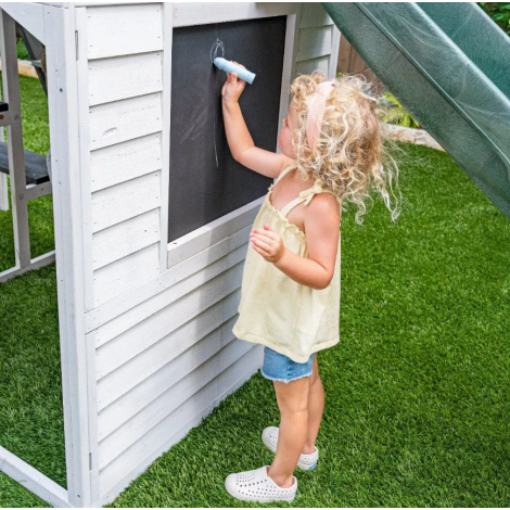 Complex Joaca KidKraft Woodland View cu Tobogan & Casuta - imagine 3