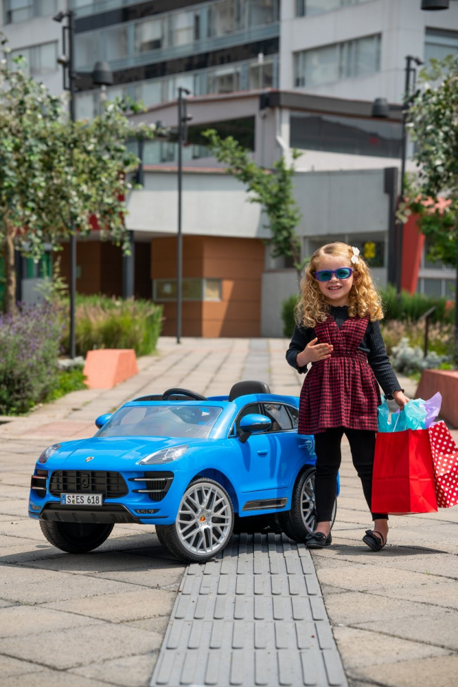 Rollplay Porsche Macan Turbo Electrica 70W - imagine 5