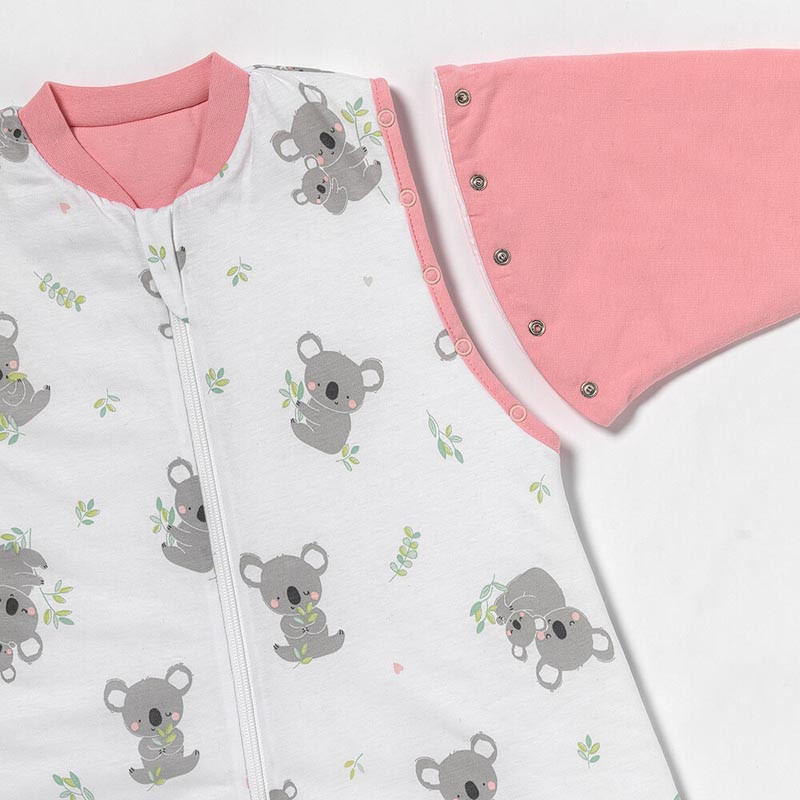 Sac de dormit Koala Bear 110 cm cu manete detasabile
