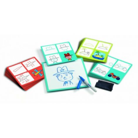 Djeco Desenează pas cu pas băieți 3-6 ani - imagine 2