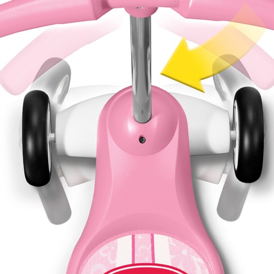Trotineta Radio Flyer My 1st Scooter Sport Pink - imagine 2